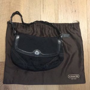 Never worn black Coach bag